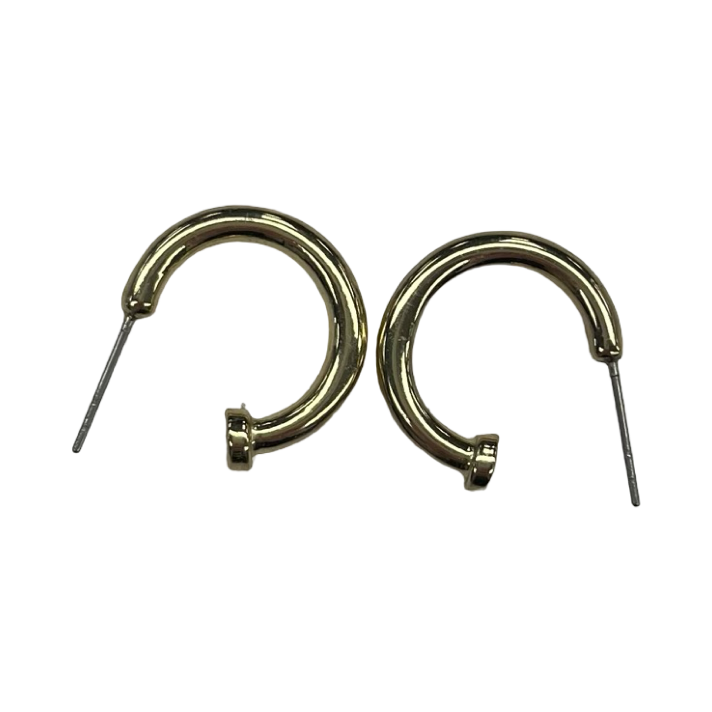 Earrings Hoop By Clothes Mentor In Gold