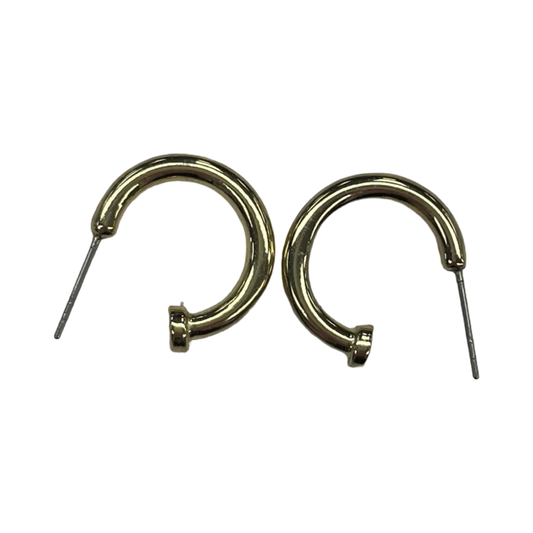 Earrings Hoop By Clothes Mentor In Gold