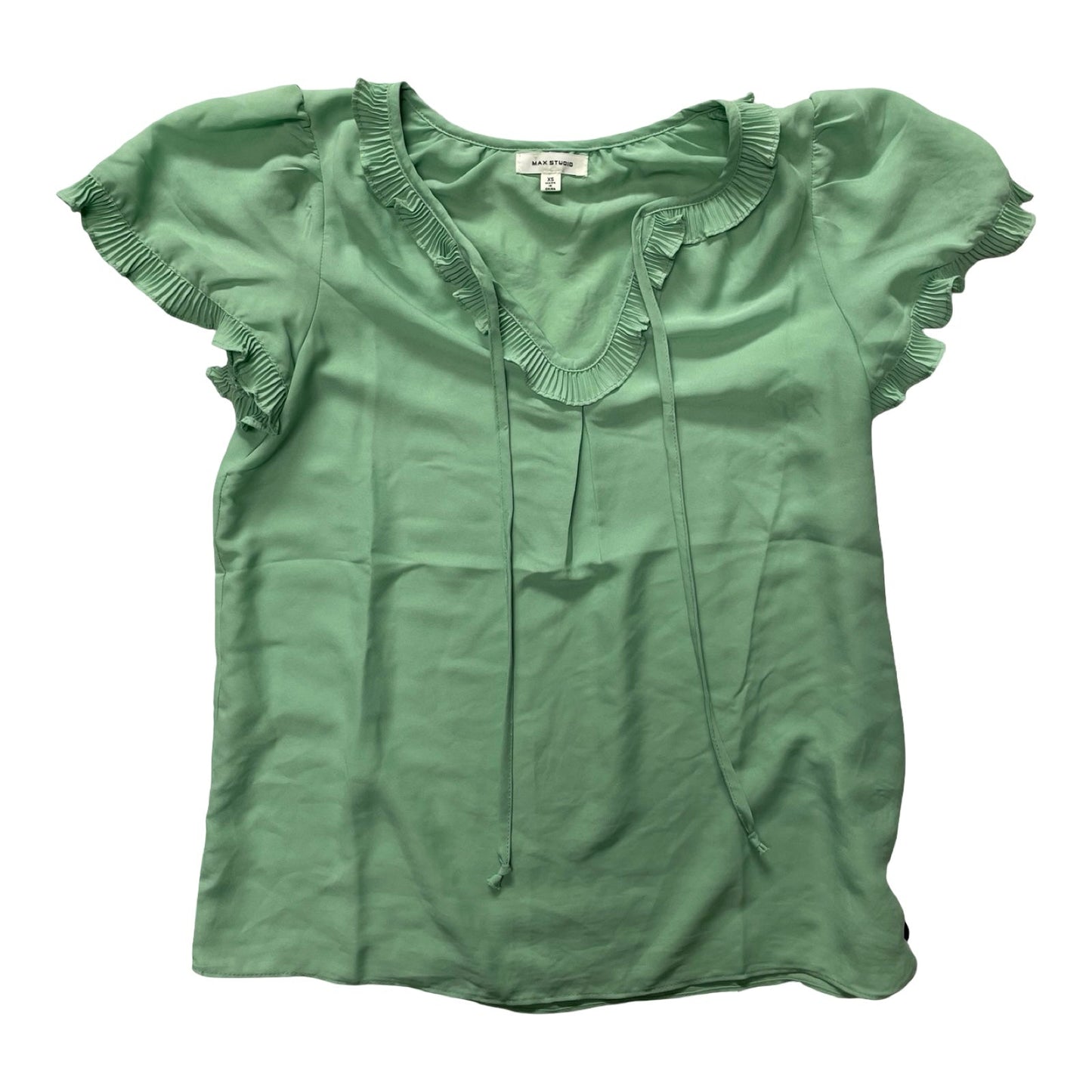 Top Ss By Max Studio In Green, Size:Xs