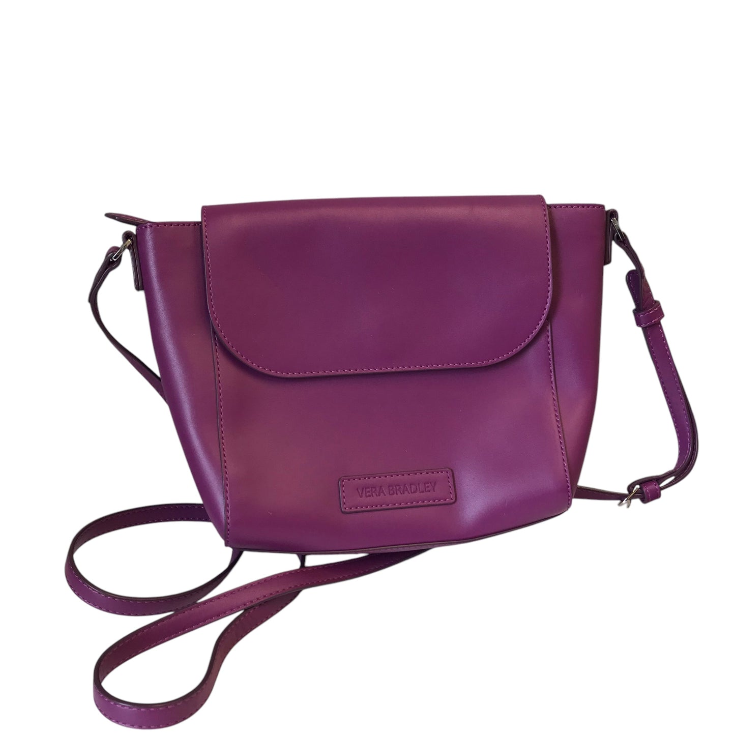 Crossbody Leather By Vera Bradley In Purple, Size:Small