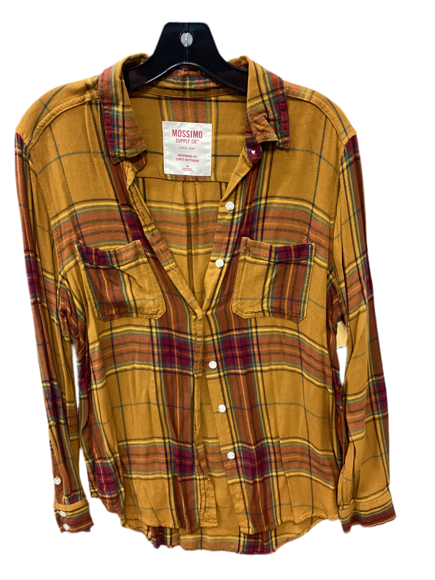 Top Ls By Mossimo In Yellow, Size:M