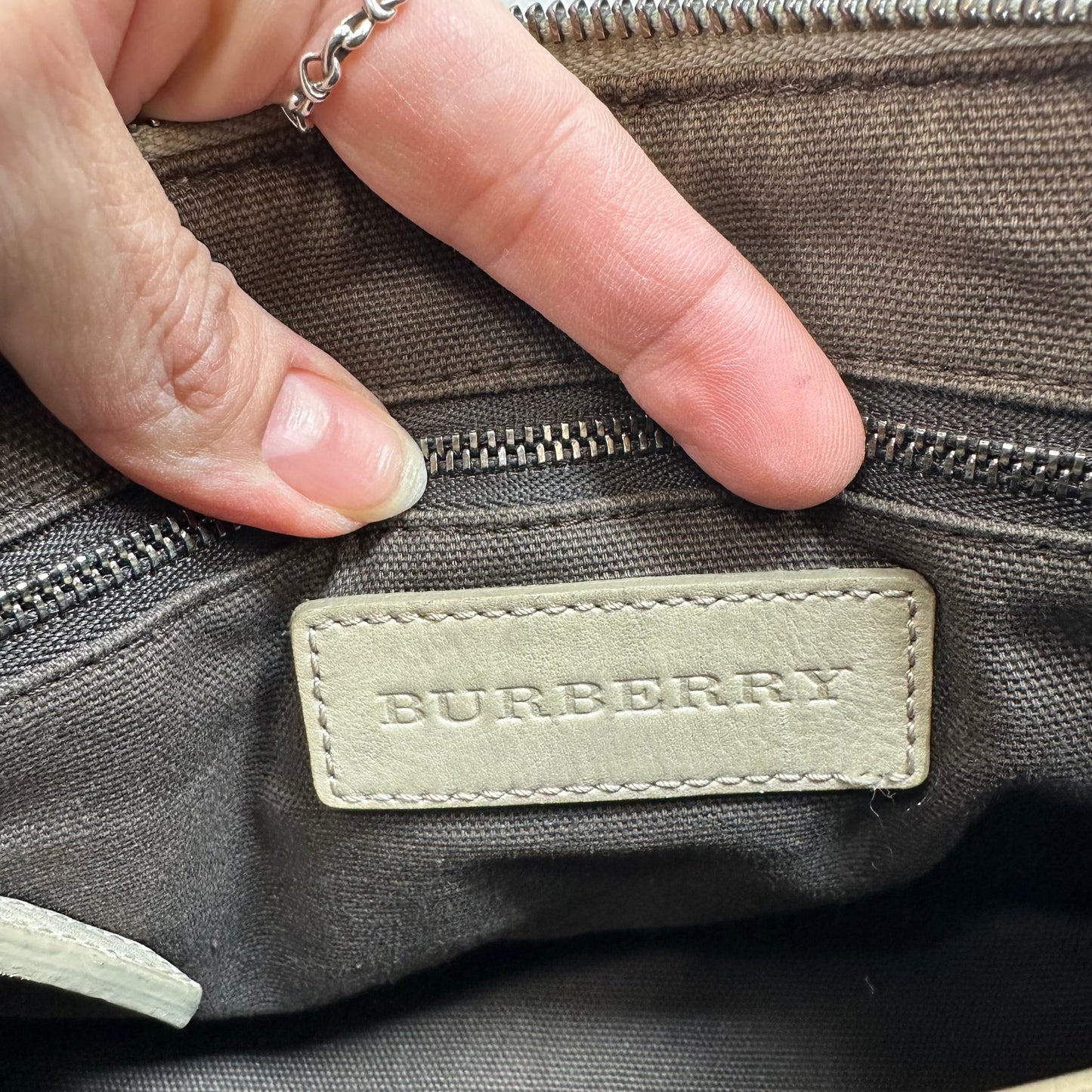 Handbag Luxury Designer By Burberry, Size: Small