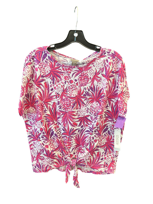 Top Ss By Chicos In Pink & Purple, Size:S
