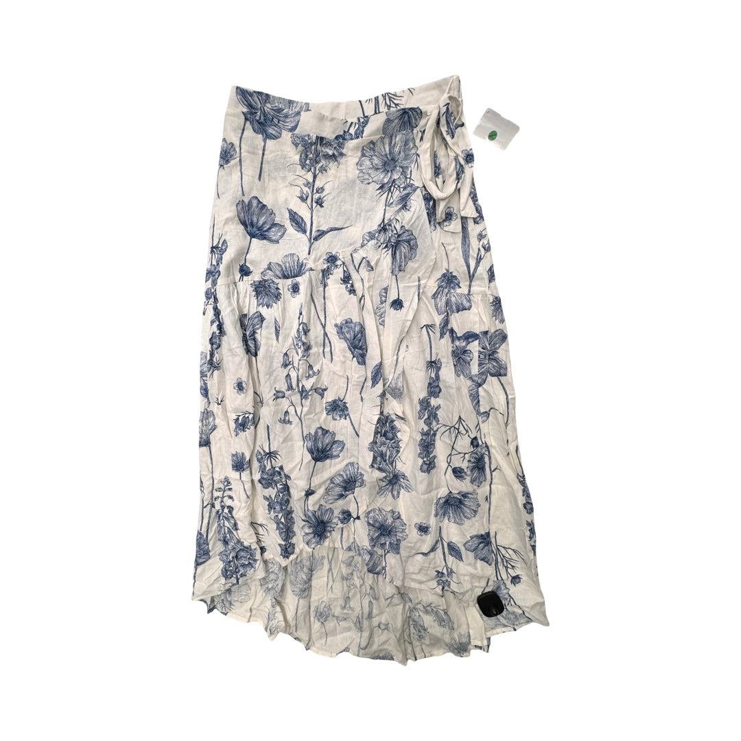 Skirt Maxi By Rachel Zoe In Blue & White, Size:M