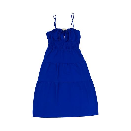 Dress Party Midi By Monteau In Blue, Size:L