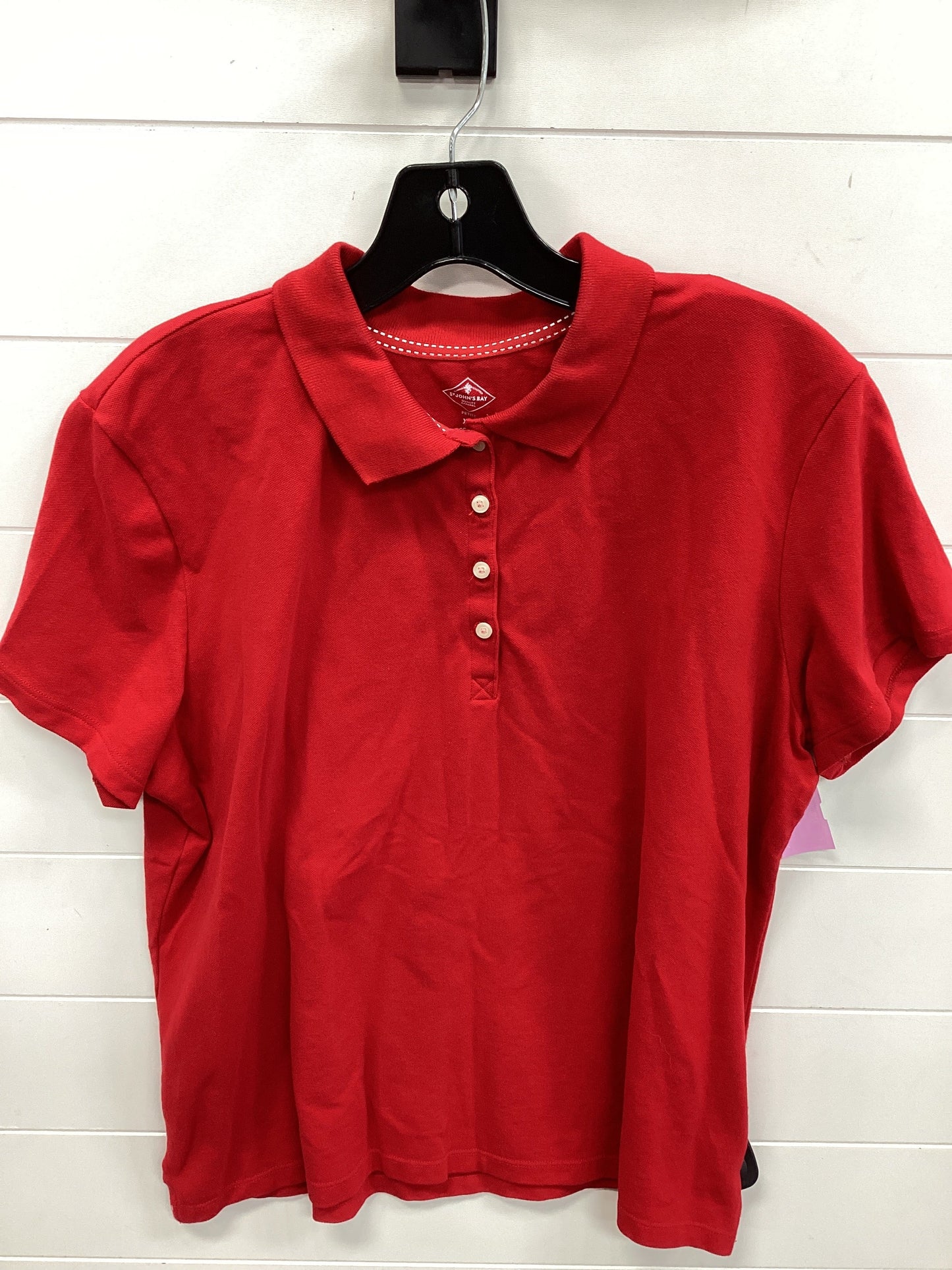 Top Ss By St Johns Bay In Red, Size:1X