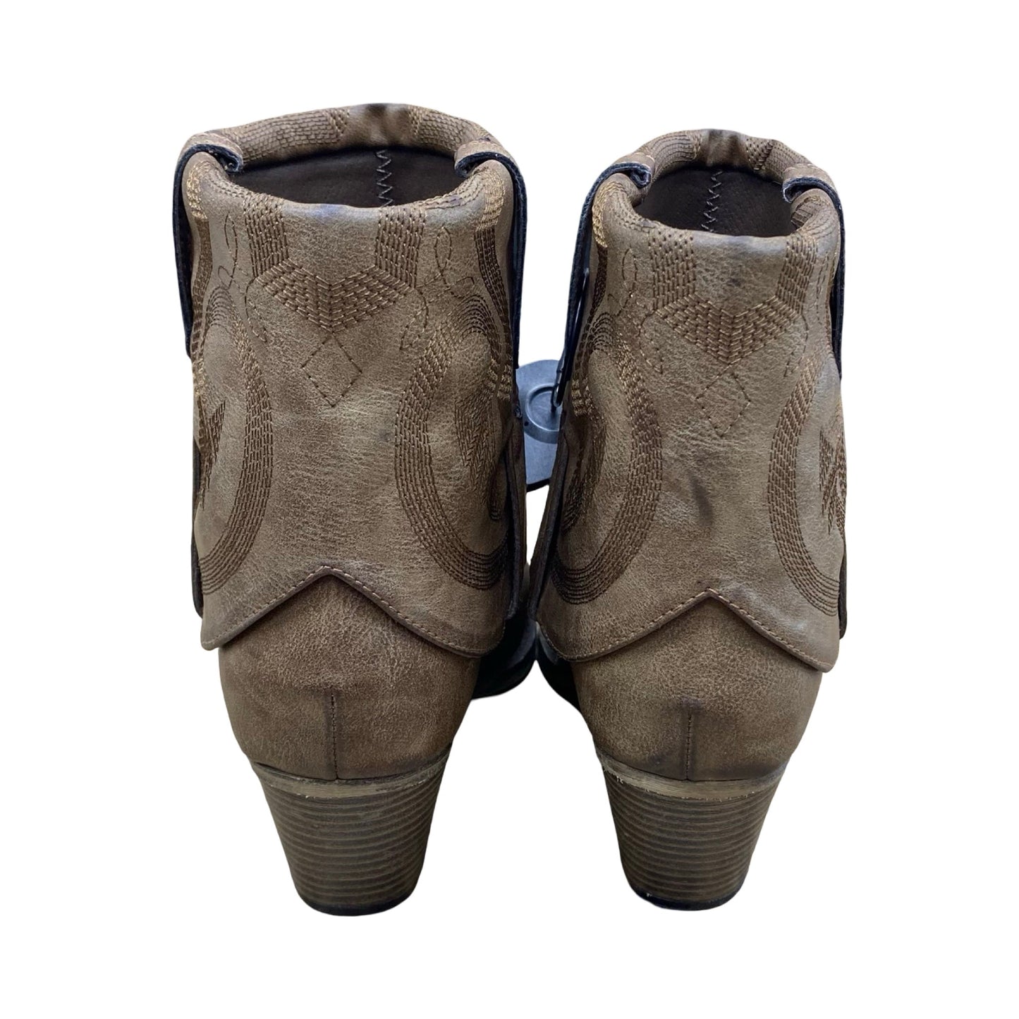 Boots Western By Mia In Brown, Size:8.5