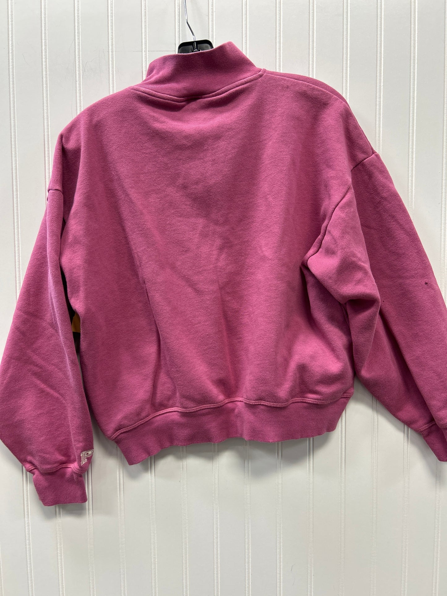 Athletic Top Ls Collar By Pink In Pink, Size:S