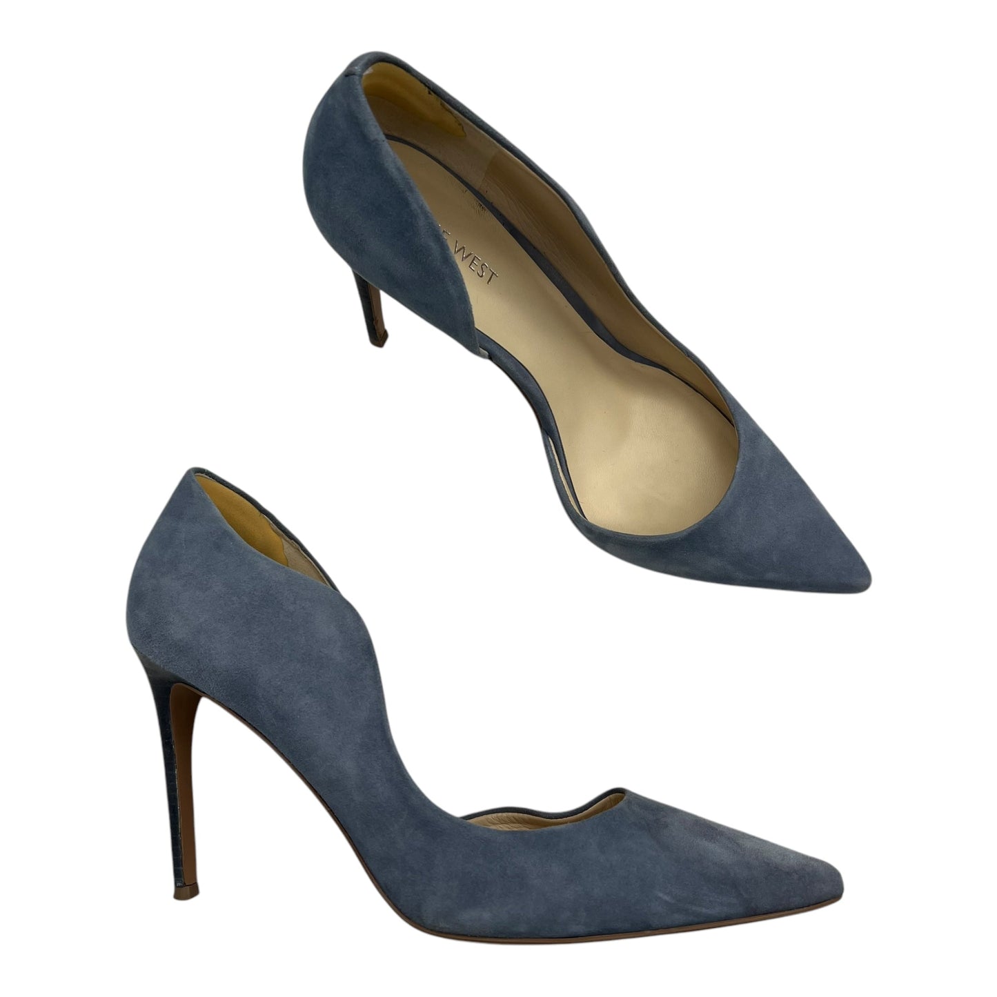 Shoes Heels Stiletto By Nine West In Blue, Size:9