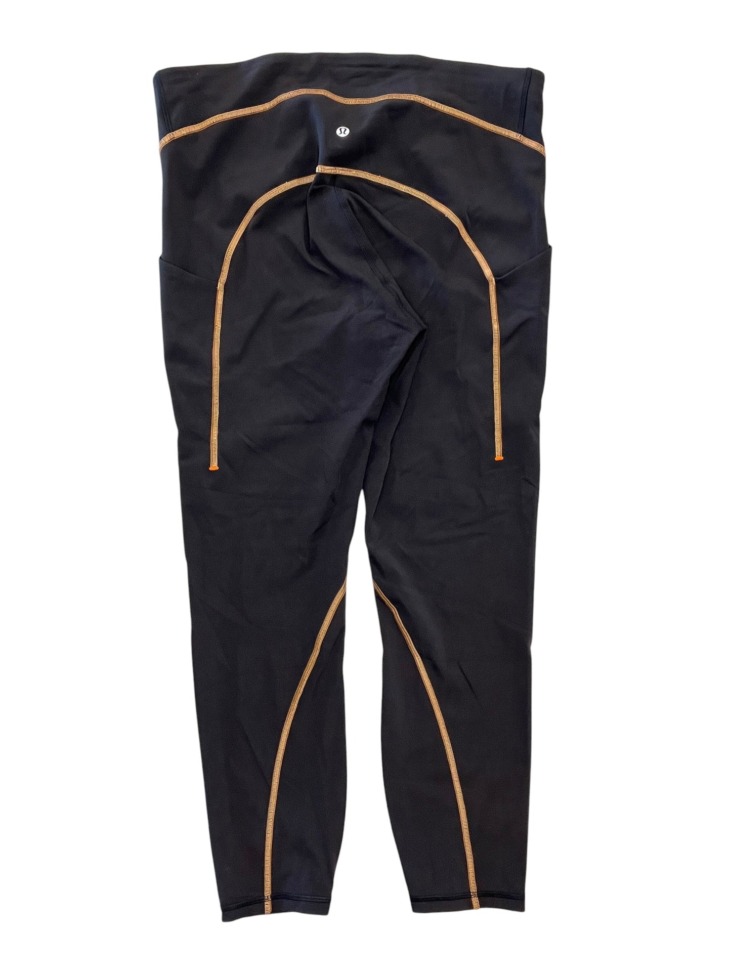 Athletic Leggings By Lululemon In Black, Size:Xl