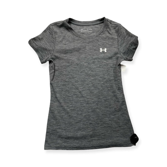 Athletic Top Ss By Under Armour In Grey, Size:Xs