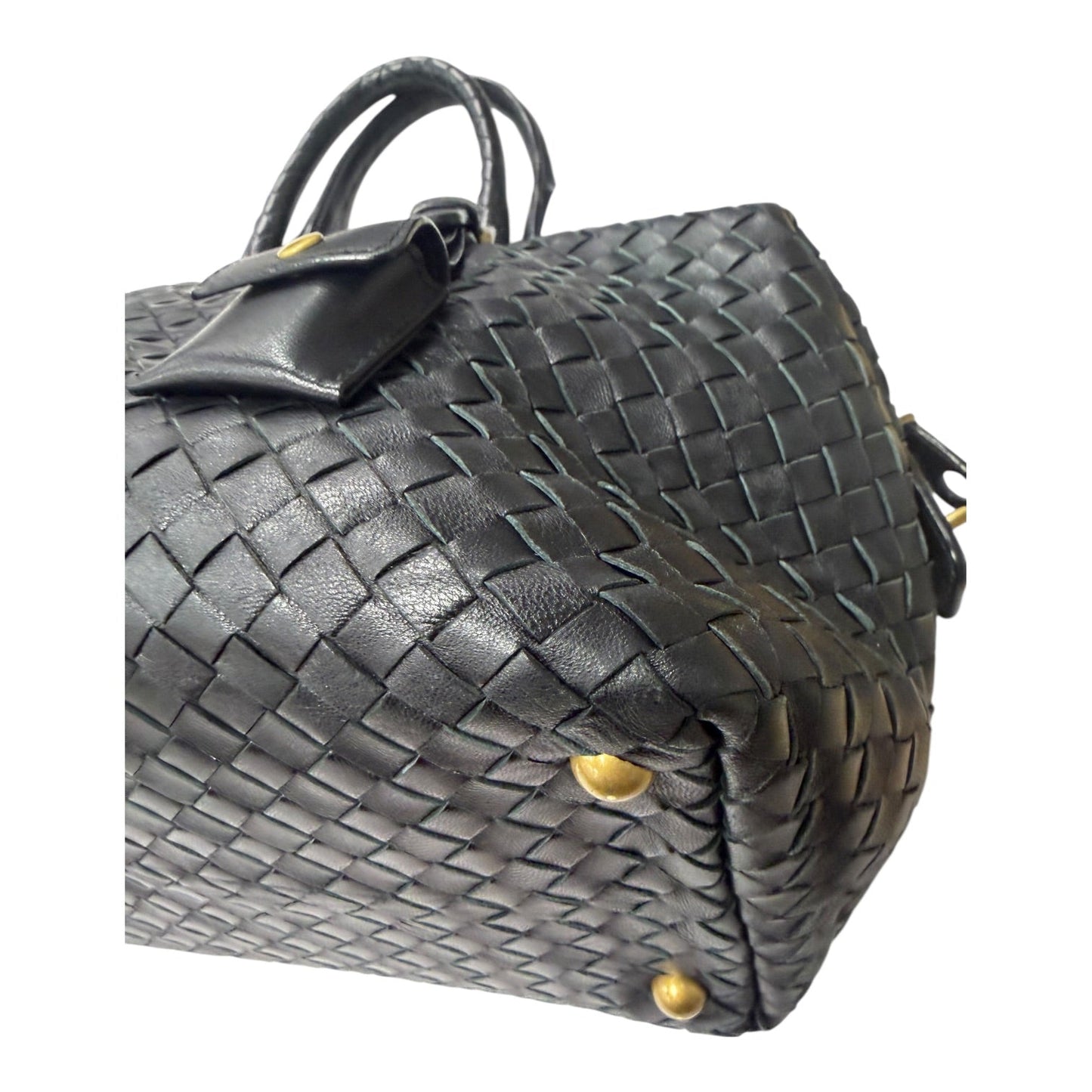 Handbag Luxury Designer By Bottega Veneta In Black, Size:Large