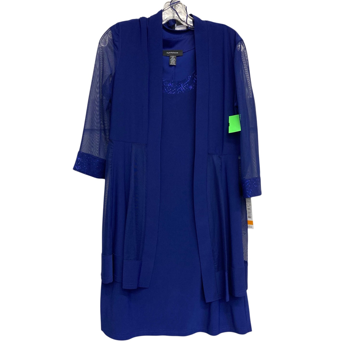 Dress Party Short 2 pc. By R And M Richards In Blue, Size:S