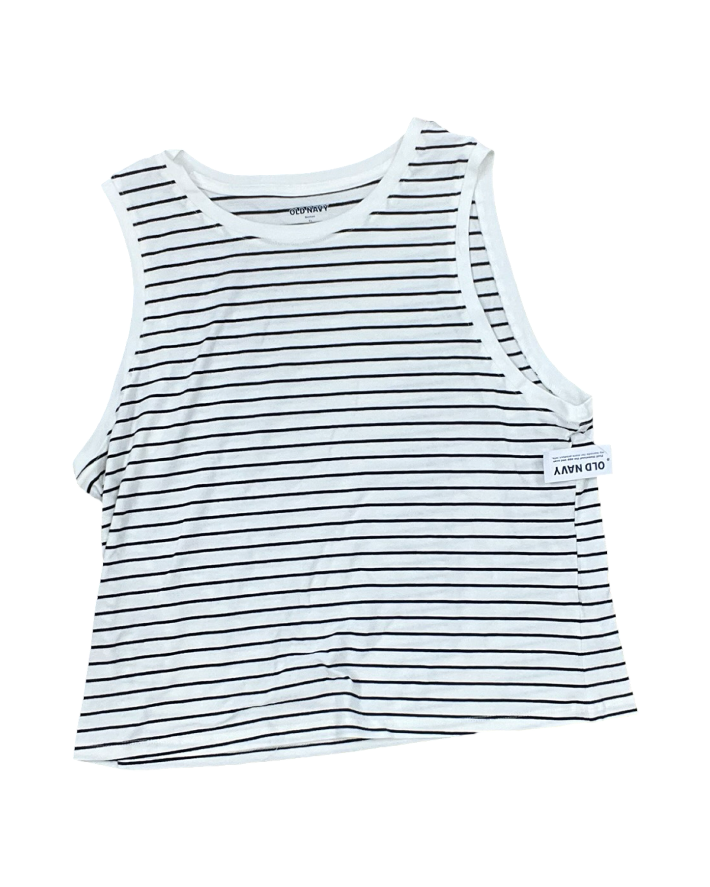 Top Sleeveless By Old Navy In White, Size:Xl