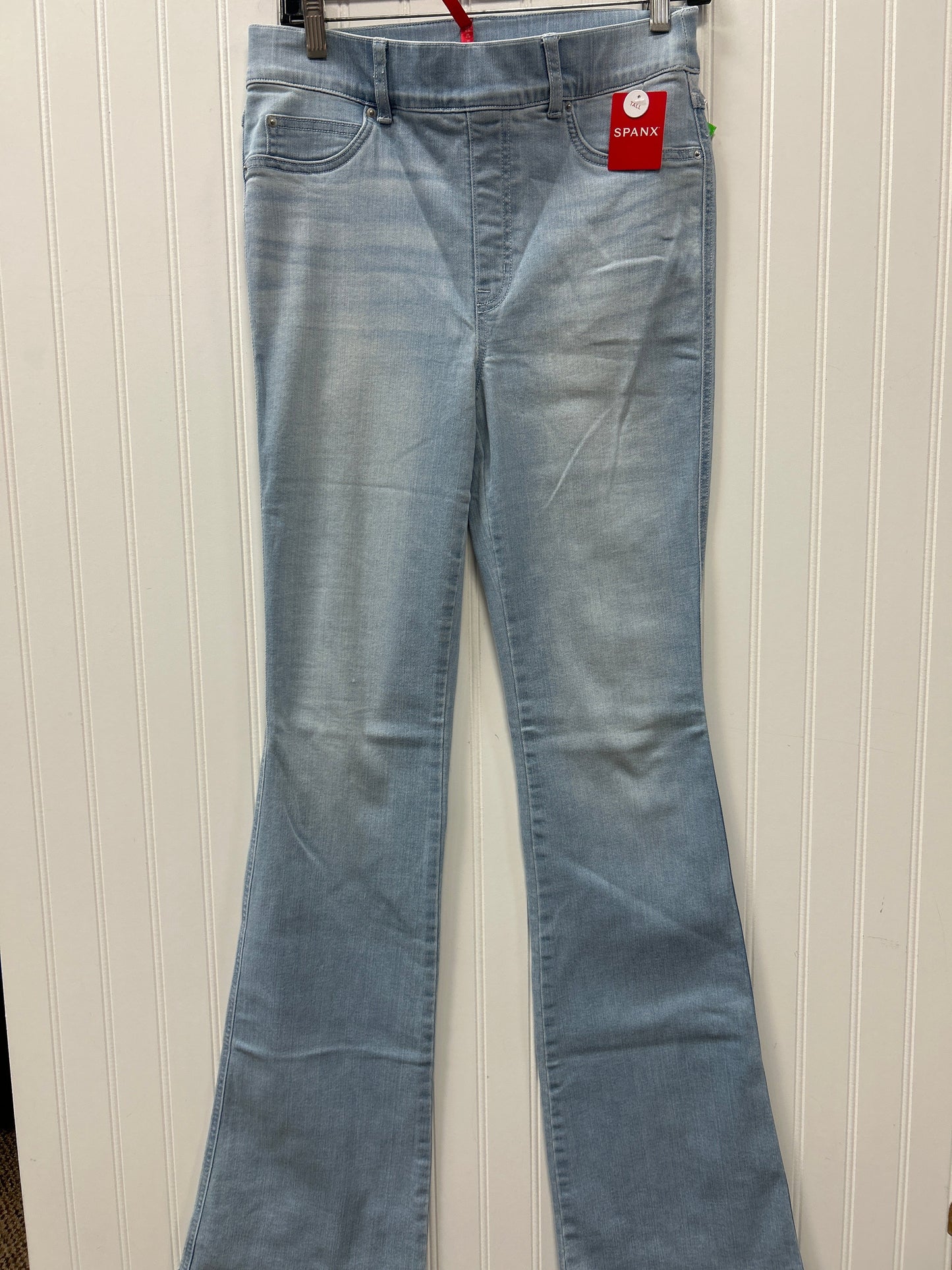 Jeans Straight By Spanx In Blue Denim, Size:M