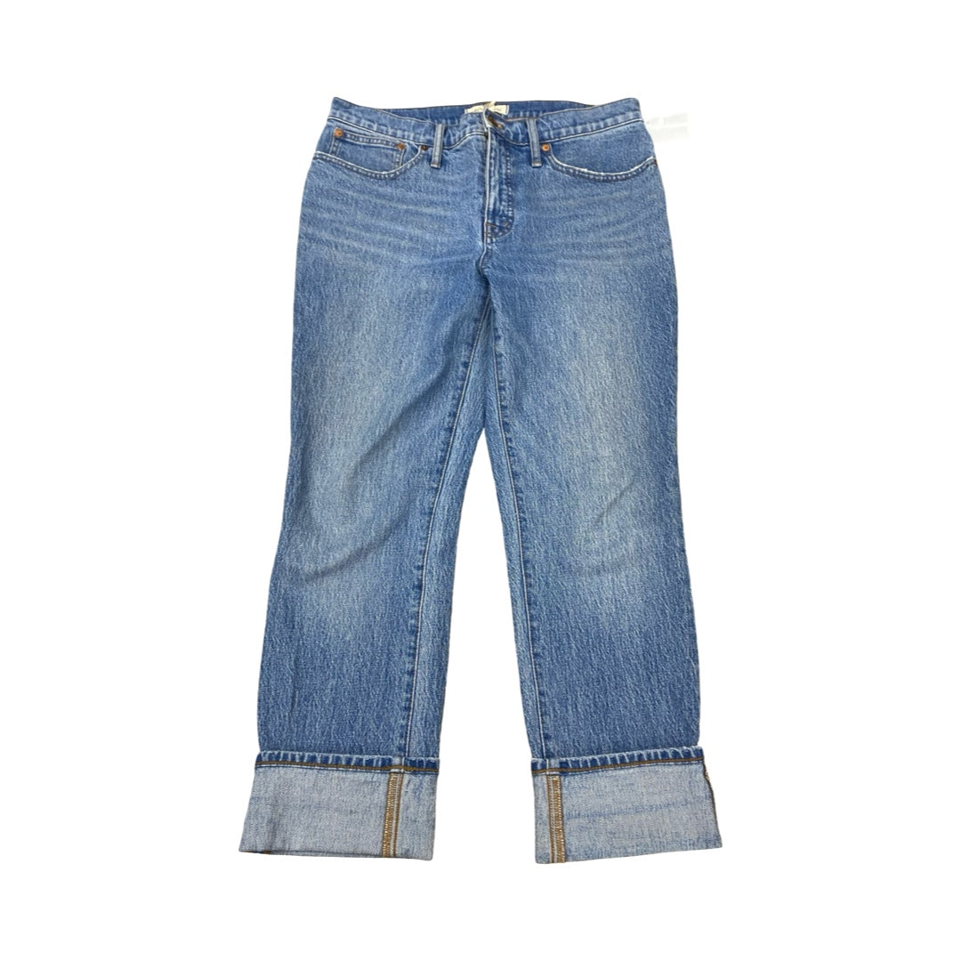 Jeans Straight By Madewell In Blue Denim, Size:6