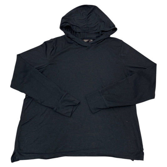 Athletic Top Ls Hoodie By Zella In Grey, Size:L