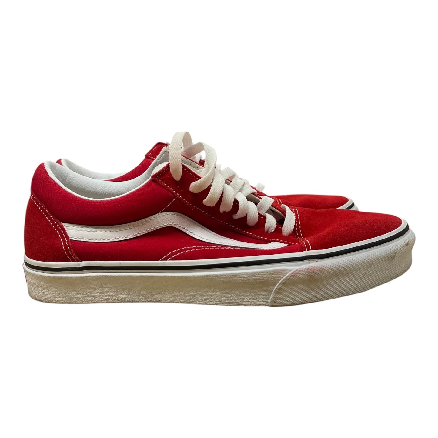 Shoes Sneakers By Vans In Red, Size:11