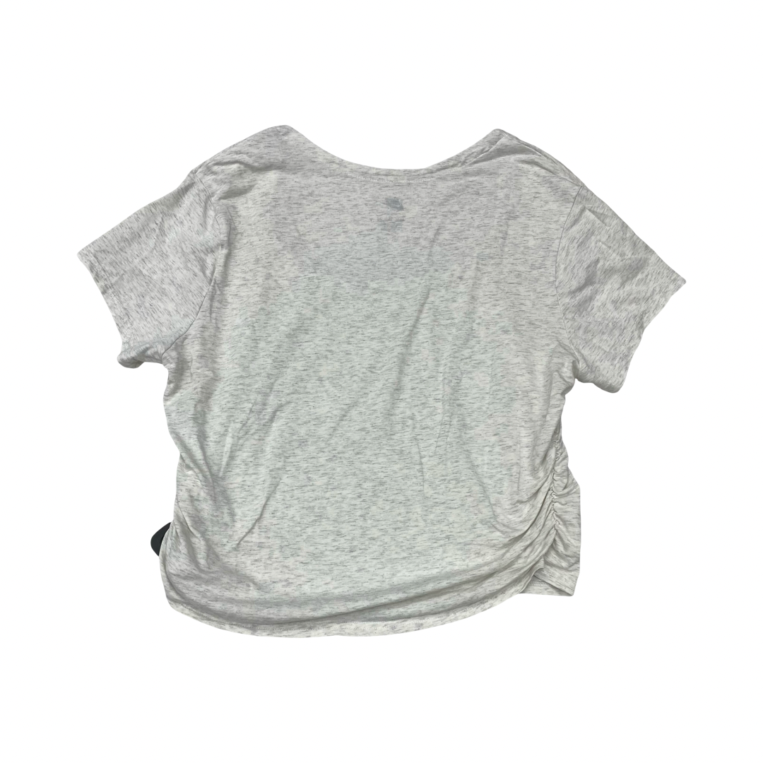 Athletic Top Ss By Nike In Grey, Size:Xl