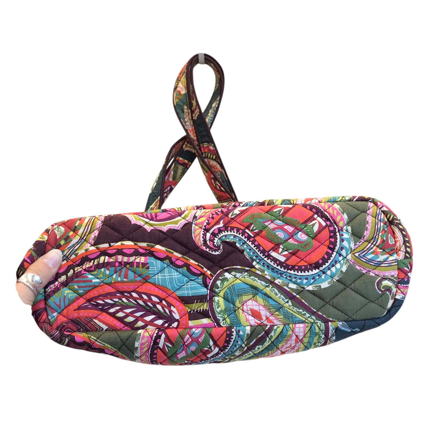 Handbag By Vera Bradley In Paisley Print, Size:Medium