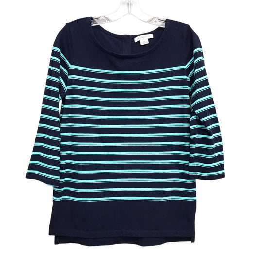 Top Ls By Liz Claiborne In Striped Pattern, Size:M