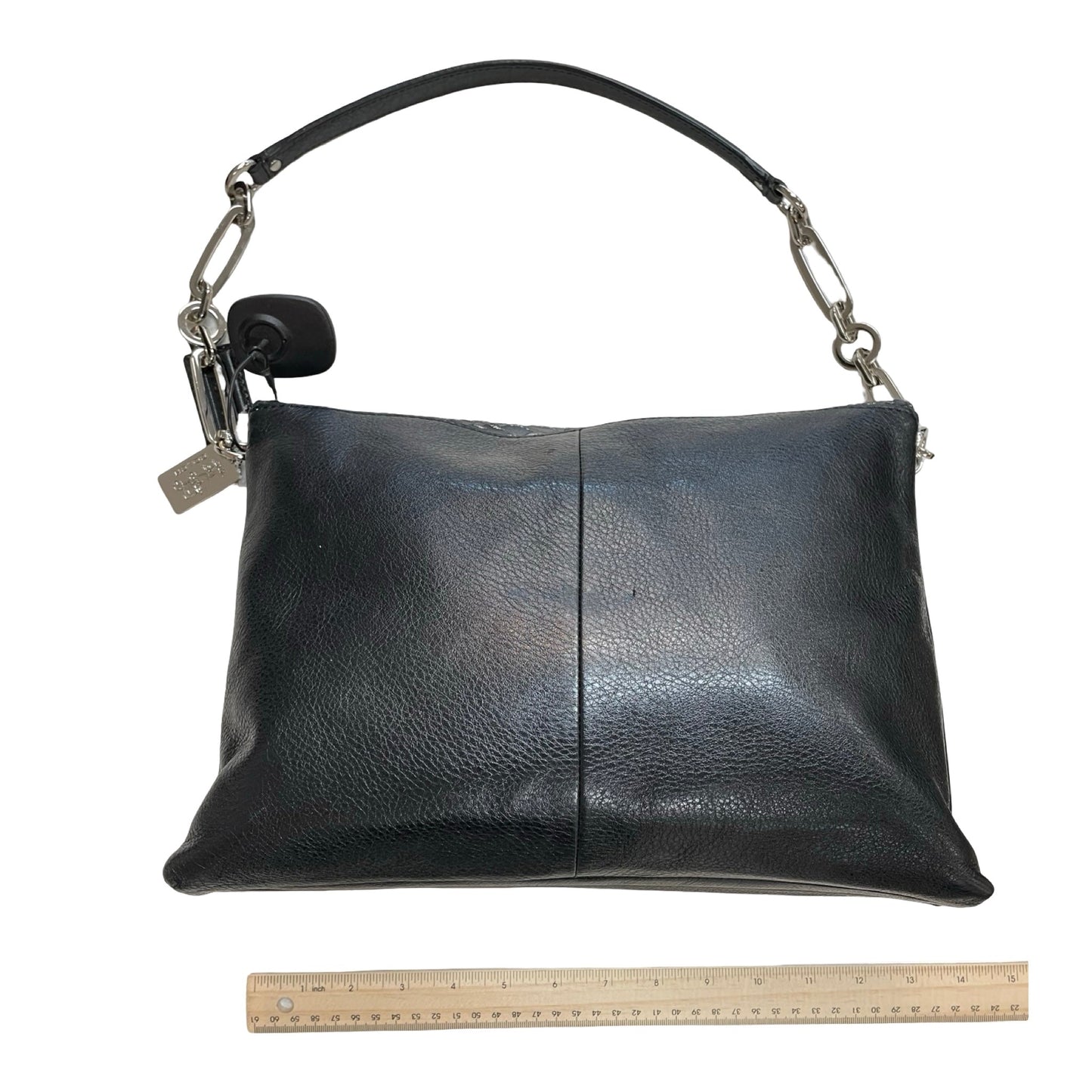 Handbag Designer By Coach In Black, Size:Medium