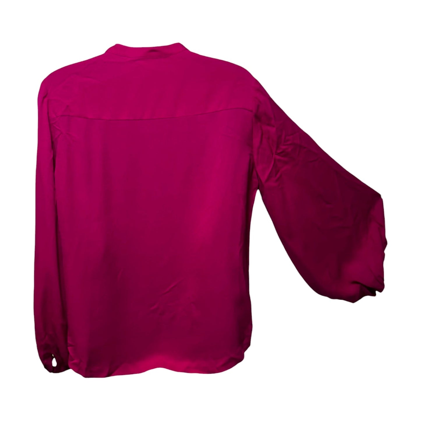 Silk Top Long Sleeve Designer By Diane Von Furstenberg In Pink, Size: 6