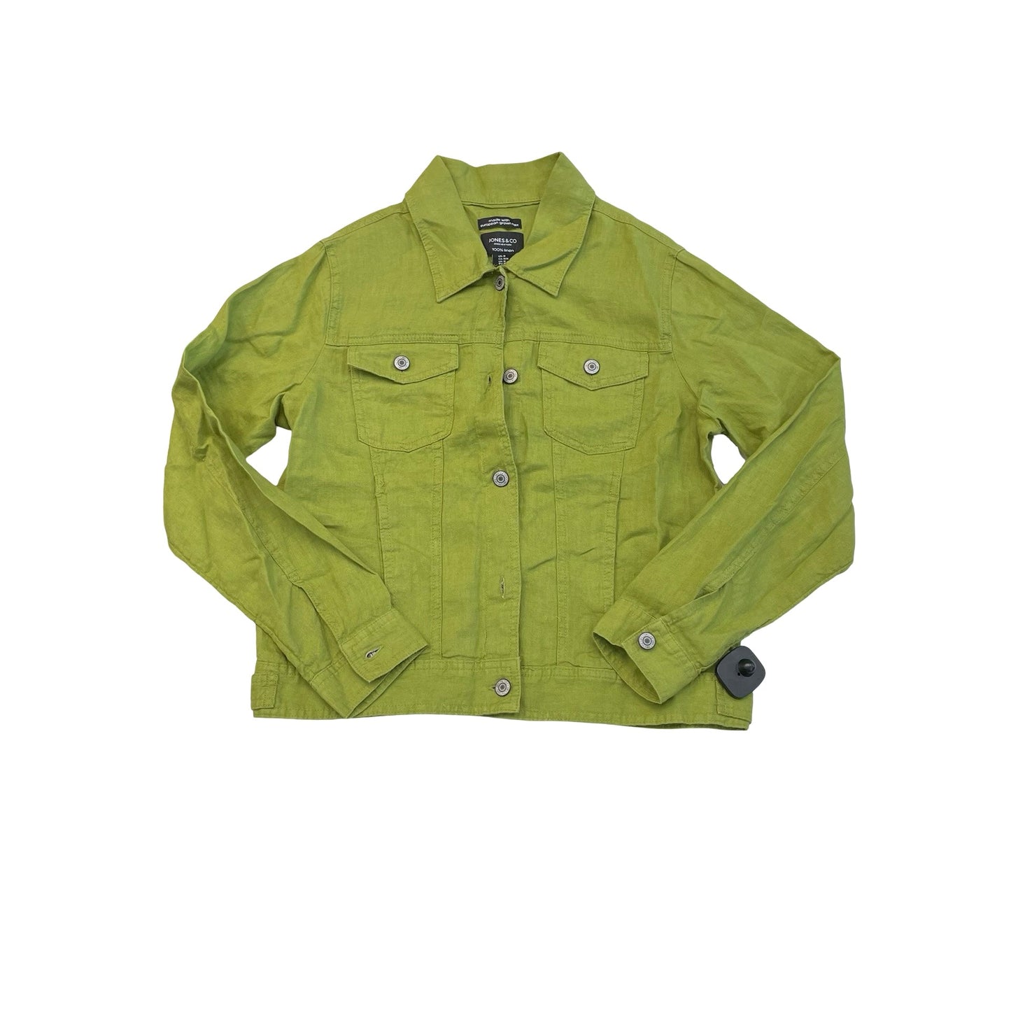Jacket Shirt By Jones And Co In Green, Size:M