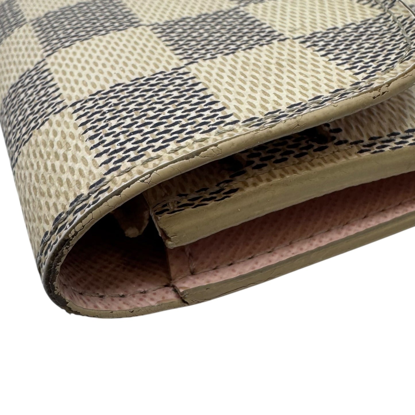 Emilie Damier Azur Wallet Luxury Designer By Louis Vuitton, Size: Medium