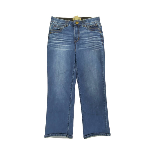 Jeans Straight By Democracy In Blue Denim, Size:6