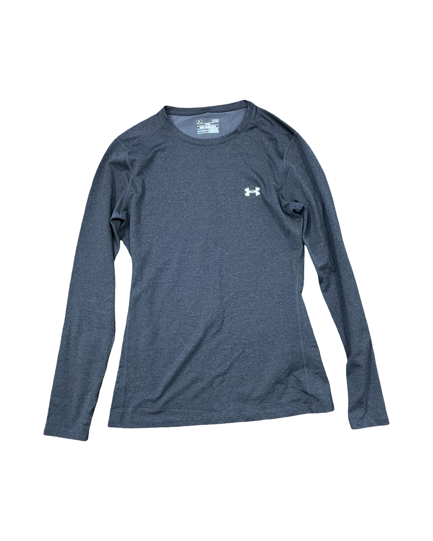 Athletic Top Ls Crewneck By Under Armour In Grey, Size:L