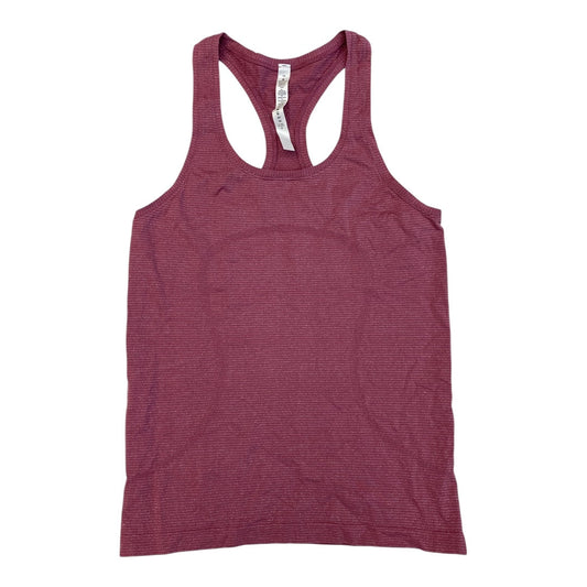 Athletic Tank Top By Lululemon In Pink, Size:10