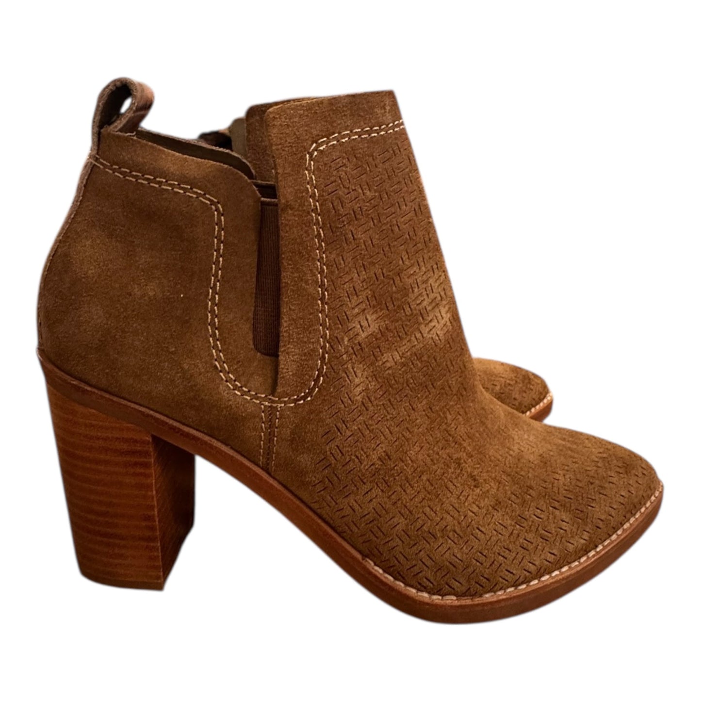 Boots Ankle Heels By Dolce Vita In Brown, Size:9.5