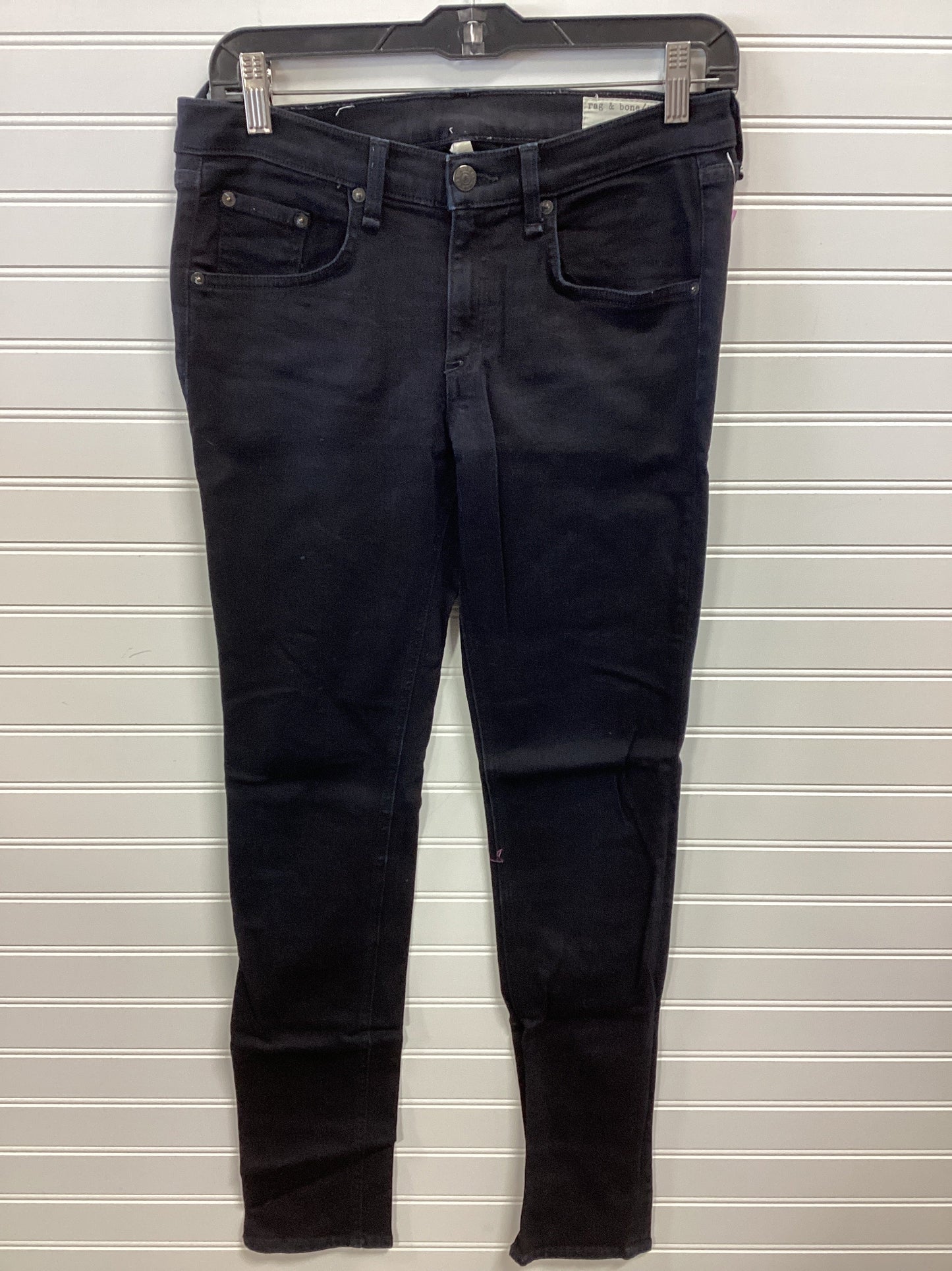 Jeans Skinny By Rag And Bone In Blue Denim, Size:4