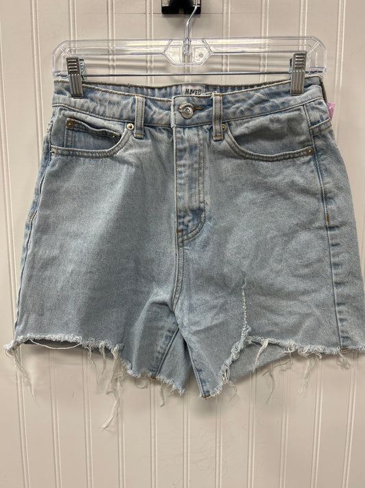 Shorts By Princess Polly In Blue Denim, Size:4