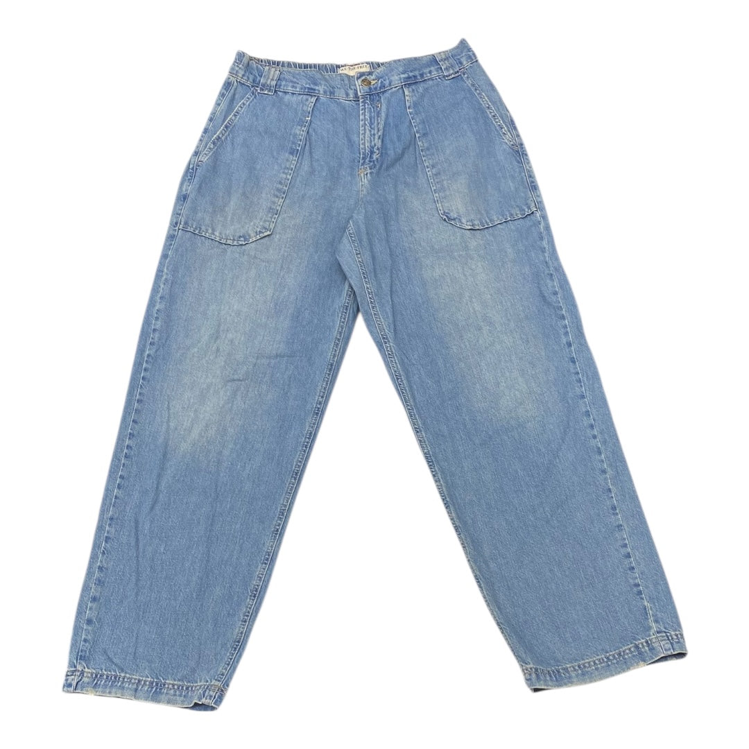 Jeans Wide Leg By We The Free In Blue Denim, Size:M