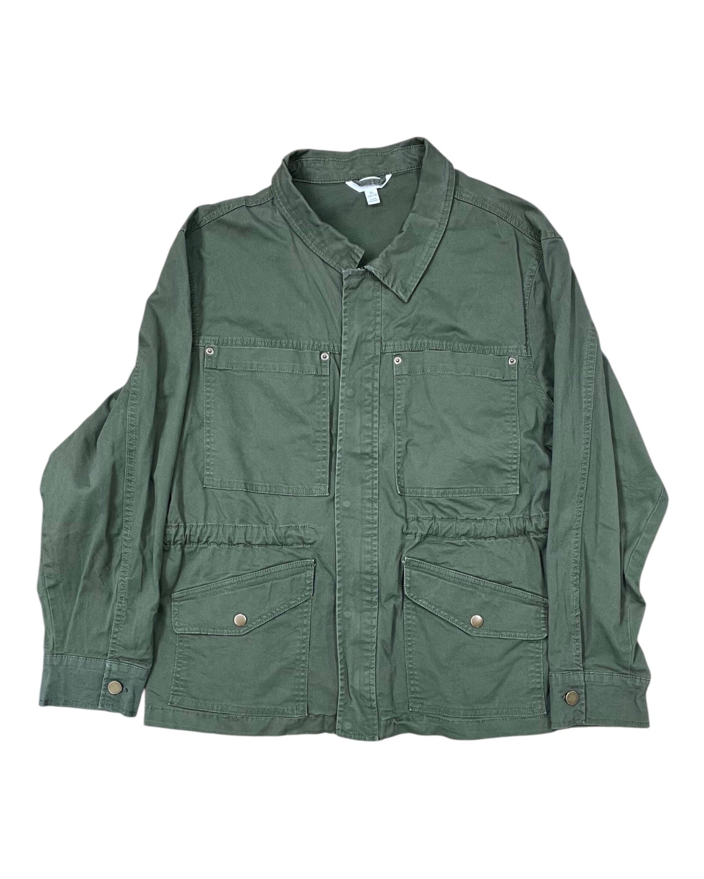 Jacket Other By Time And Tru In Green, Size:Xl