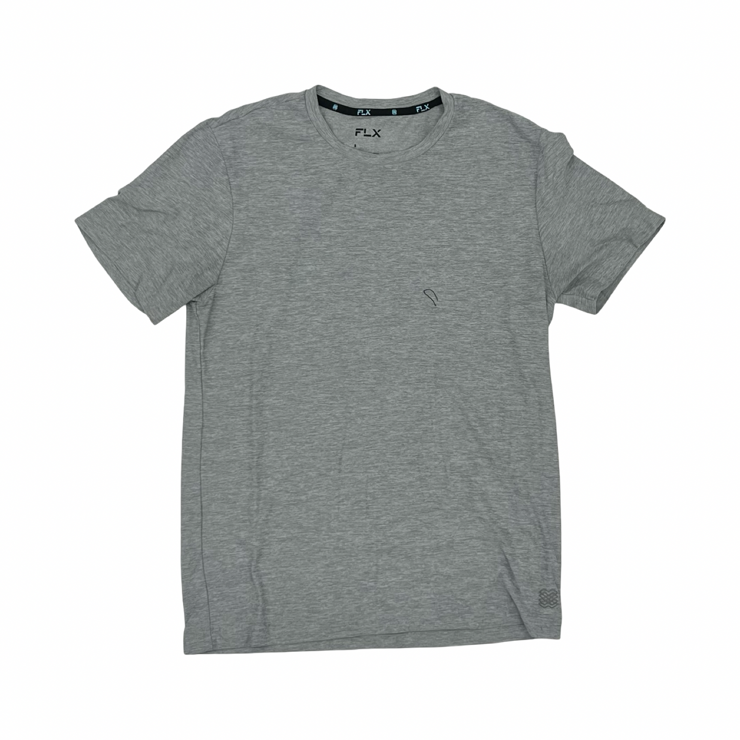 Athletic Top Ss By Flx In Grey, Size:S