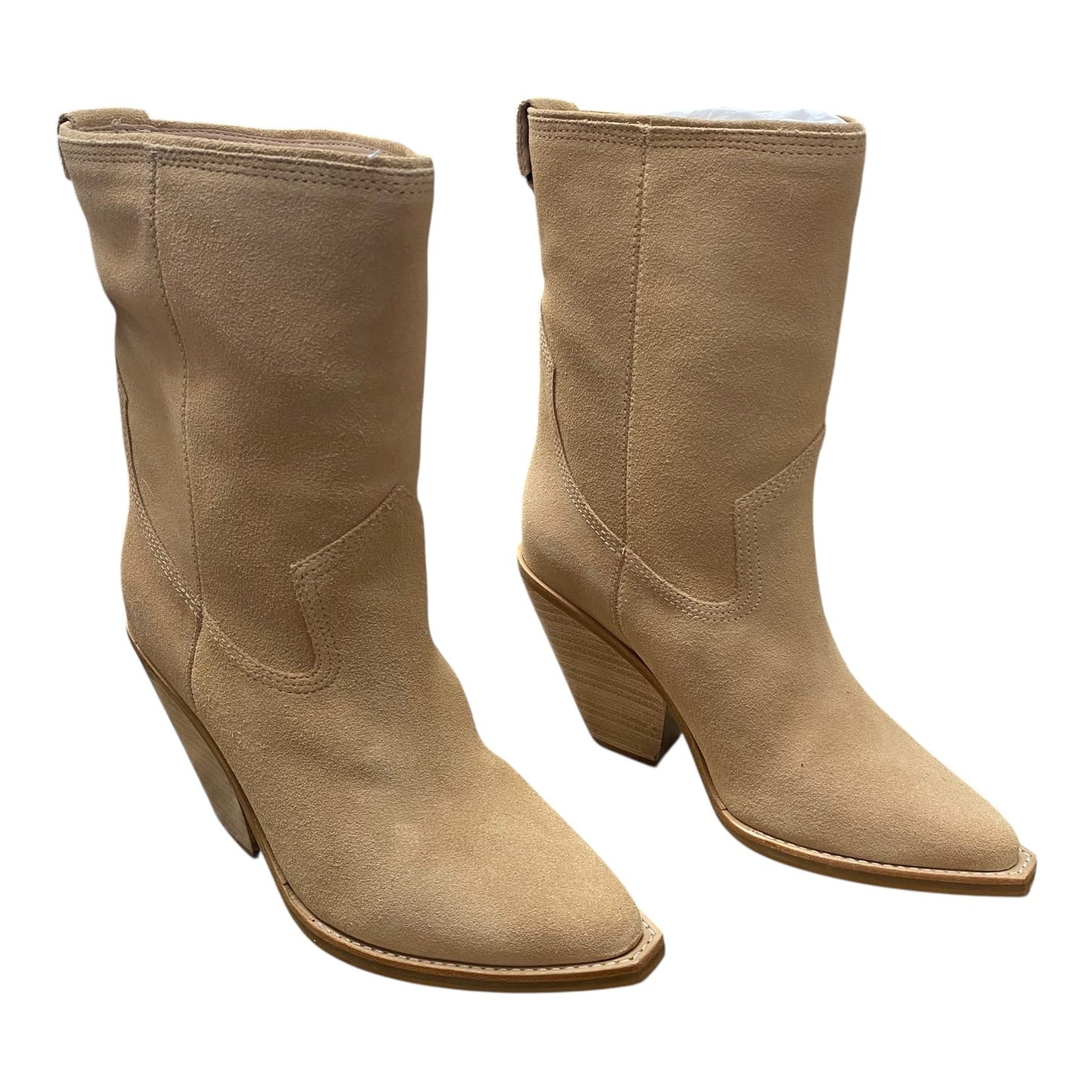 Boots Designer By Kaanas In Tan, Size:7