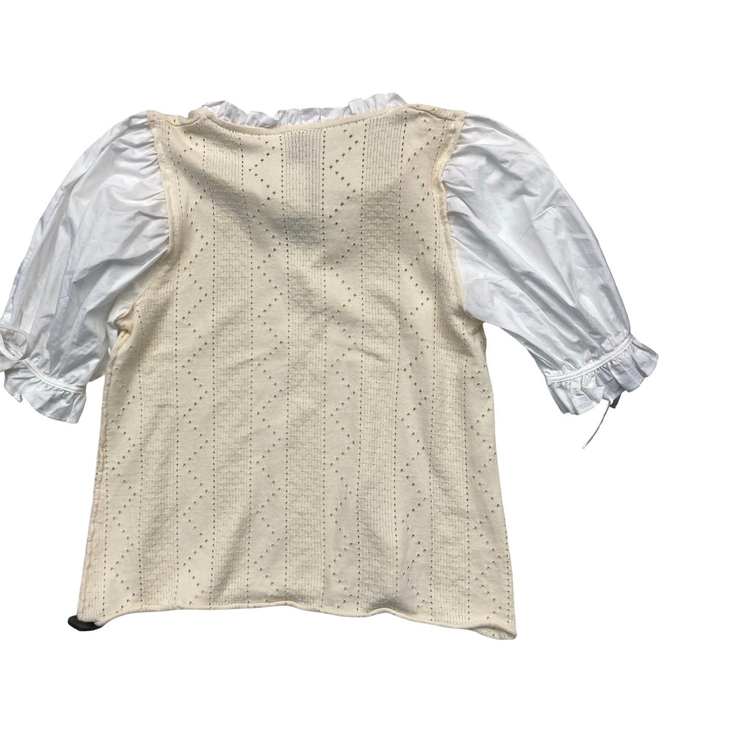 Top Ss By Pol In Cream & White, Size:L