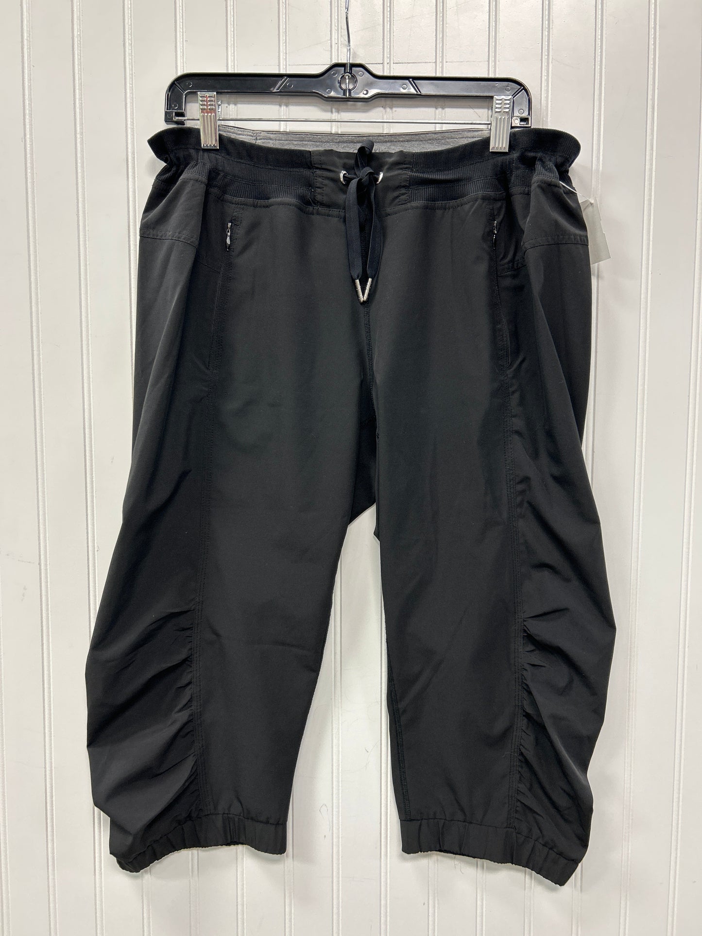 Athletic Capris By Calvin Klein In Black, Size:L