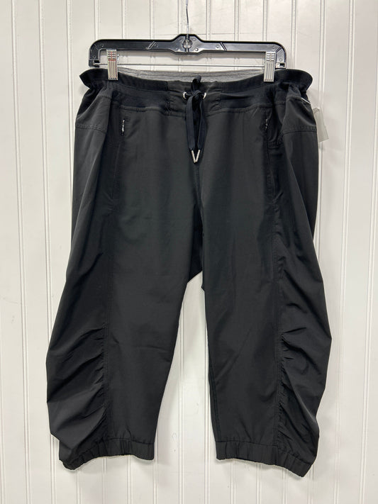 Athletic Capris By Calvin Klein In Black, Size:L