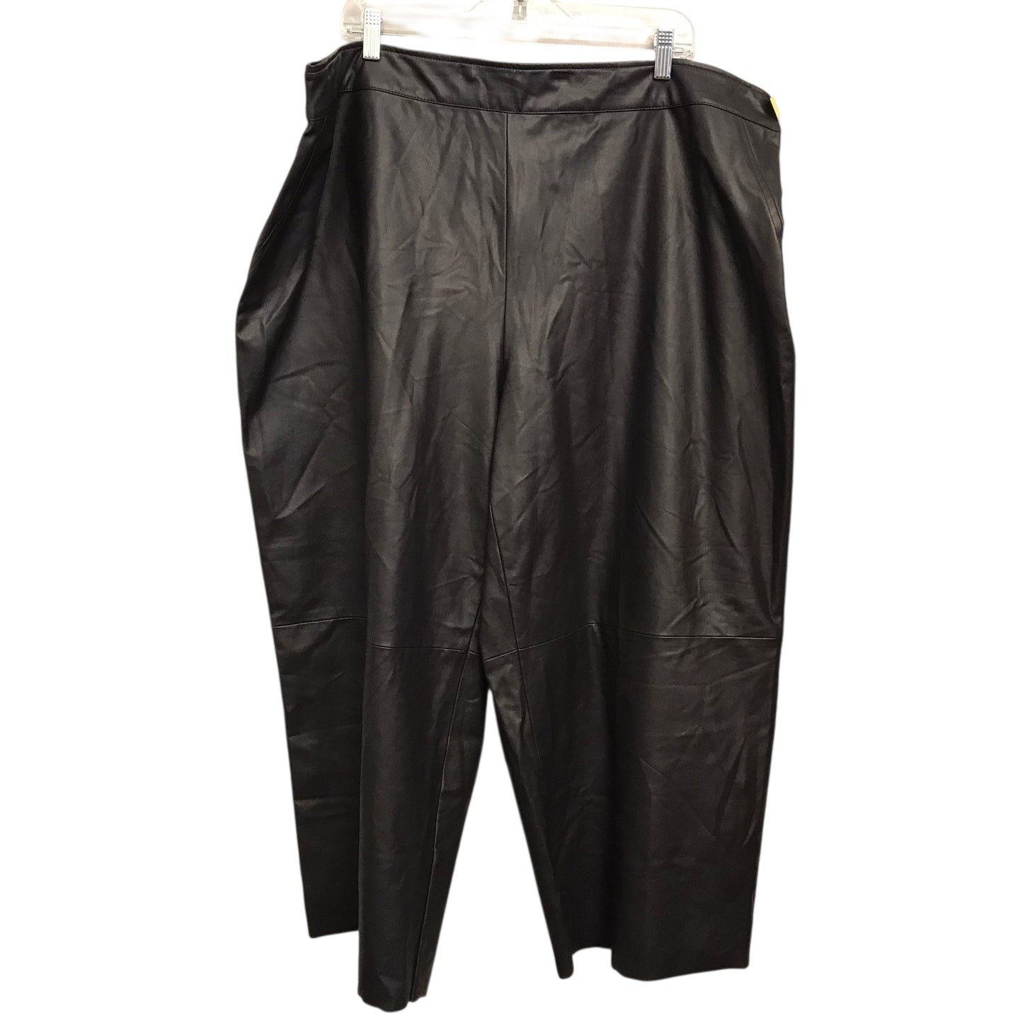 Pants Wide Leg By Isaac Mizrahi Live Qvc In Black, Size:26