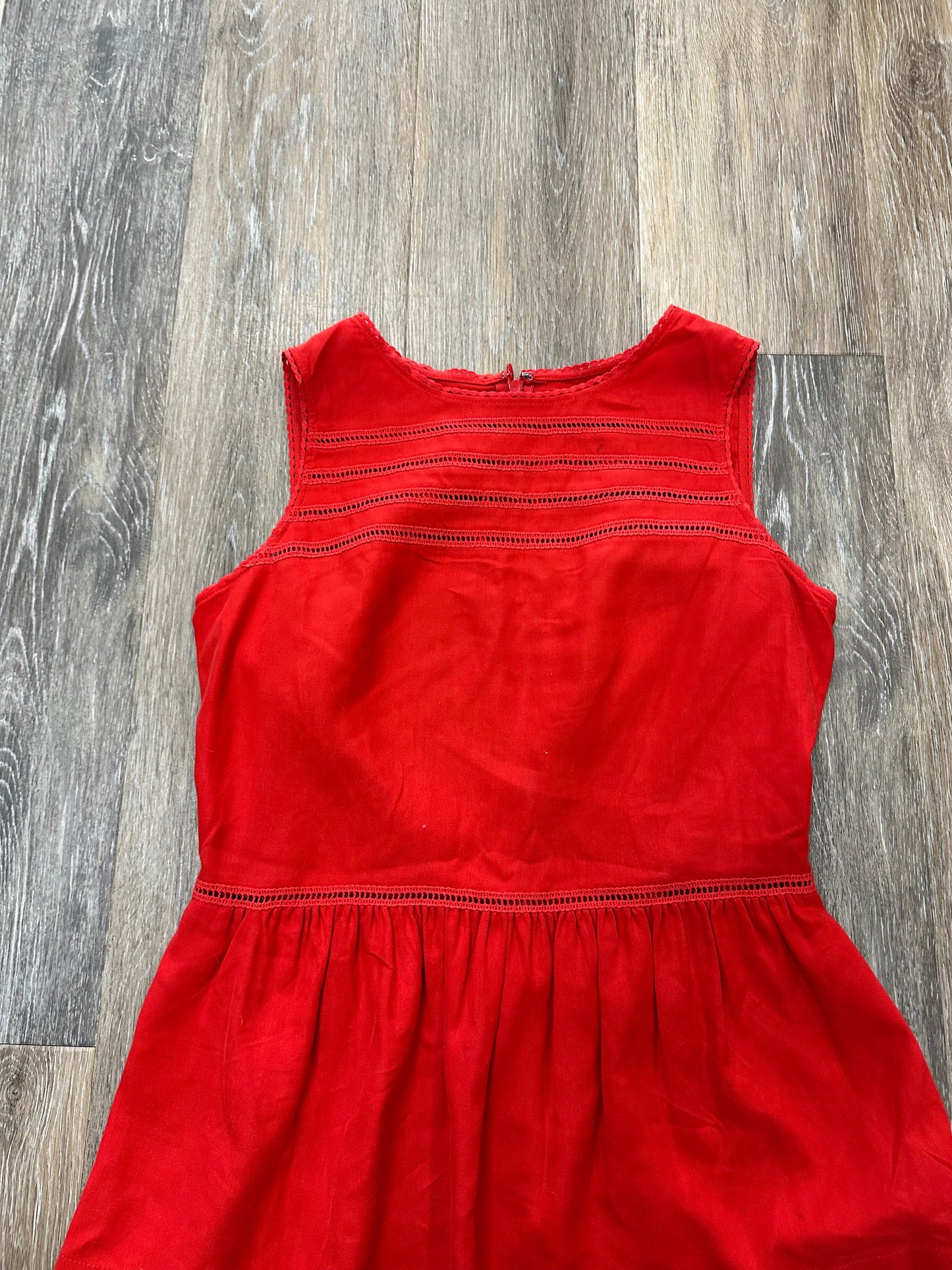 Top Sleeveless By Madewell In Red, Size: Xs