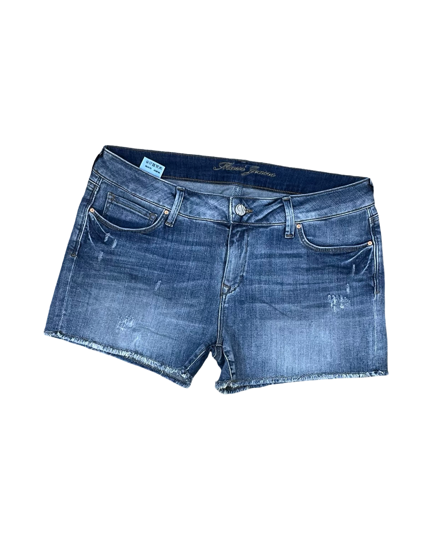 Shorts By Mavi In Blue Denim, Size:12