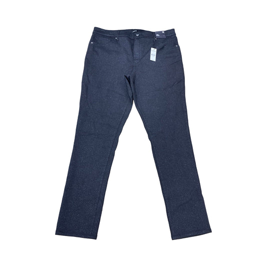 Jeans Skinny By Express In Black Denim, Size:16L
