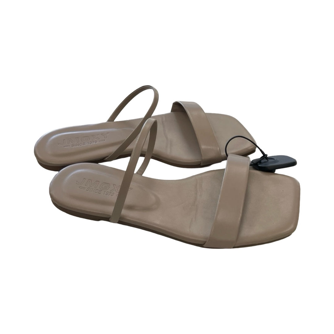 Sandals Flats By Cmc In Taupe, Size:9.5