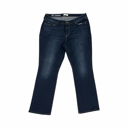 Jeans Flared By Sonoma In Blue Denim, Size:16