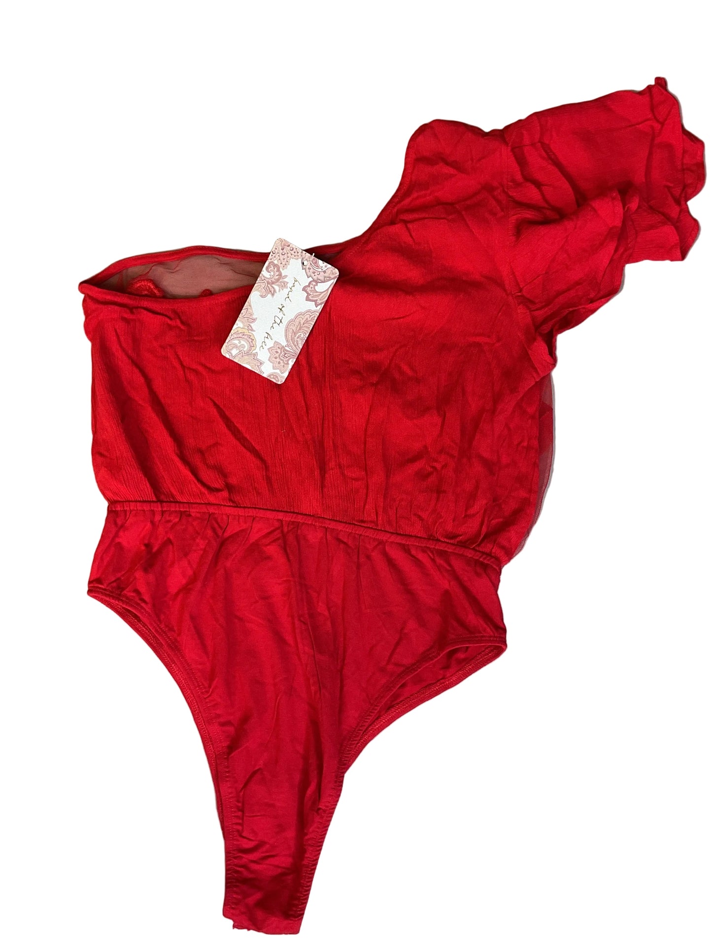 Bodysuit By Clothes Mentor In Red, Size: S