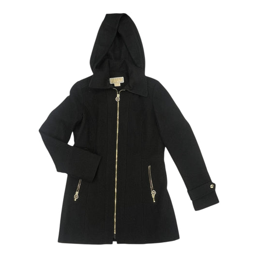 Coat Designer By Michael Kors In Black, Size:S
